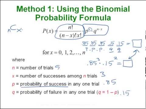 Statistics - Binomial & Poisson Distributions