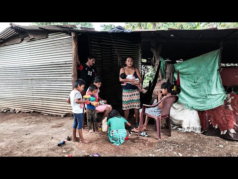 Los más pobres de El Salvador, sin agua sin luz y comida 🇸🇻