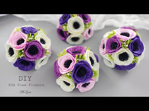 🌸 DIY MAGIC FLOWERS OUT OF FOAM 🌸