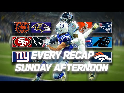 Every Recap from Sunday Afternoon | 2025 NFL Season Week 8