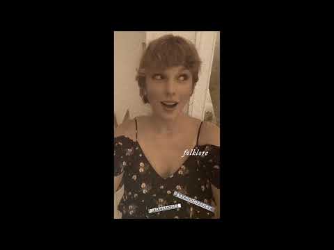 everytime we got to see/hear taylor in folklore era