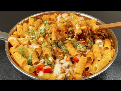 Deutsche Rezept wird Sie verrückt machen! Ich habe noch nie so leckere Nudeln mit Fleisch gegessen!