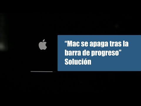 Mac se apaga solo tras la barra de progreso - Solución