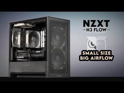 NZXT H3 Flow: The Micro ATX Case We've Been Waiting For! | RX 9060 XT PC Build
