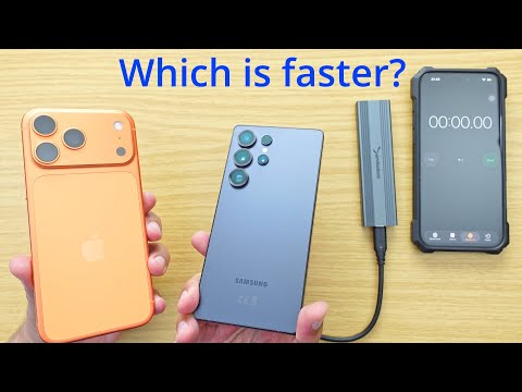 S25 Ultra VS iPhone 17 Pro Max SSD Speed Test