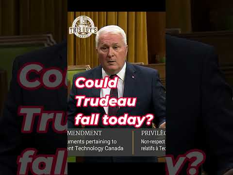 could Trudeau fall today