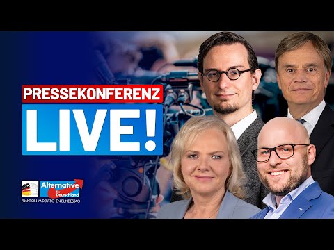 LIVE: Pressekonferenz der AfD-Fraktion - Diese Woche im Bundestag