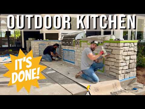 Watch Me Transform My Outdoor Kitchen From The Ground Up