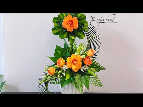 Let's arrange flowers on the family altar with me.