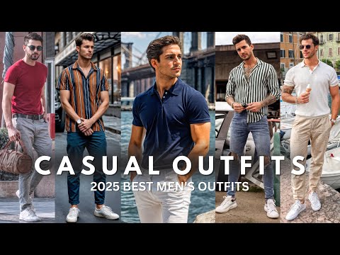 Best Men's Outfit Ideas 2025 | Casual Outfits For Men | Latest Summer Outfit Ideas