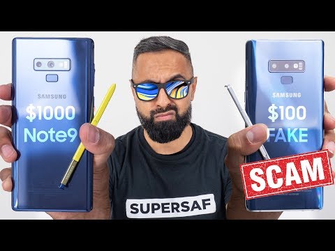 $99 Fake Galaxy Note 9 vs Real Galaxy Note 9