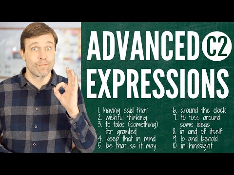 Advanced Expressions (C2) to Build Your Vocabulary