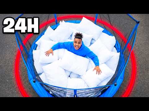 Ich überlebe 24h auf einem Trampolin!💀 (Theresa´s Rache)