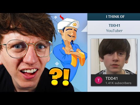 I Bet Akinator Can't Find My SECRET Youtube Channel