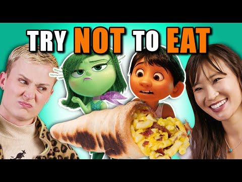 Try Not To Eat Challenge -  Pixar Foods | People vs. Food