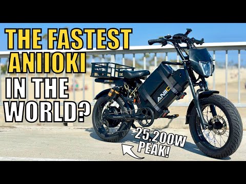 This bike is TOO FAST! 72v Aniioki AQ177 Pro Max First Impressions