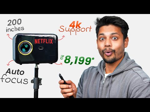 I Bought 4K Ultra HD Projector in Just βΉ8000 From Amazon π₯200 inches Display 7000 Lumens