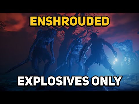 Can You Beat ENSHROUDED With Only Explosives?