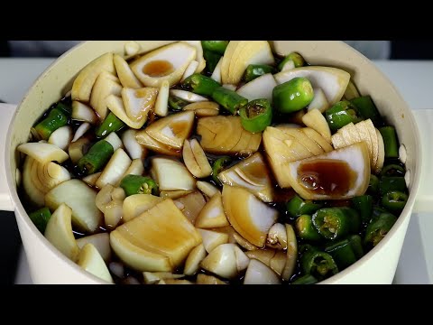 식초 설탕 끓이지마세요! 대박집 고추양파장아찌 이렇게 만들어 정말 맛있어요~