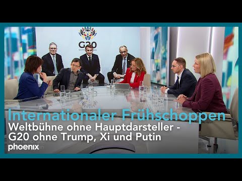 Weltbühne ohne Hauptdarsteller - G20 ohne Trump, Xi und Putin | internationaler frühschoppen