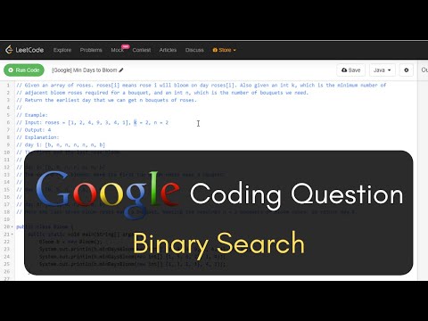 Google Coding Interview Question - Min Days to Bloom