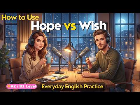 How to Use Hope vs Wish in English | Daily English Conversations | English Podcast