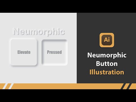 Basic Neumorphic Buttons illustration