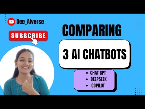 Comparing 3 AI CHATBOTS 🤔 | Chat gpt | DeepSeek | Copilot |  #aivideo #freeonlinetools 
