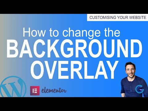 Apply or Change a Background Overlay in Elementor