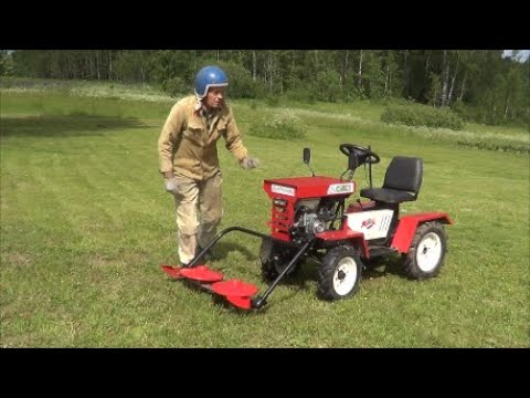 Агромаш МТ 110 и + косилка. "Лучше плохо ехать. чем хорошо ходить"  Дела деревенские.