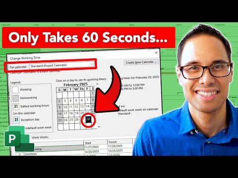 Microsoft Project: EASIEST Way to Add Resource Holidays Without Wasting Hours!