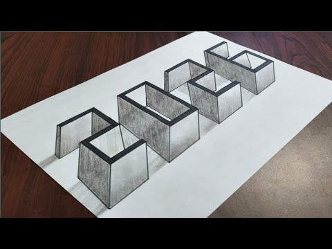 3D drawing 2026 on paper for step by step 