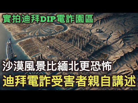 實拍迪拜DIP電詐園區, 沙漠熱浪比緬北更驚恐, 土豪炫富誘騙少女, 迪拜電詐受害者親自讲述