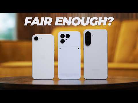 Is this really FAIR? Fairphone 6 vs iPhone 16e vs Galaxy A56