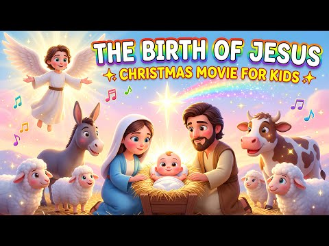 The Birth of Jesus Full Movie 2025 | Animated Christmas Bible Story for Kids 🎄