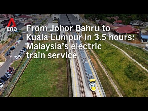 Malaysia's electric train service: From Johor Bahru to Kuala Lumpur in 3.5 hours