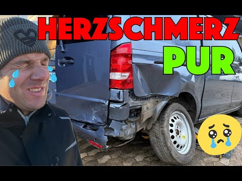 Unfall Totalschaden mit dem Lieblingsauto Mercedes Vito, jetzt kommt der Ärger mit der Versicherung