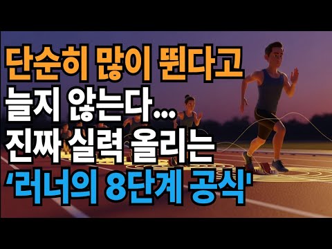 단순히 많이 뛴다고 늘지 않는다… 진짜 실력 올리는 ‘러너의 8단계 공식’