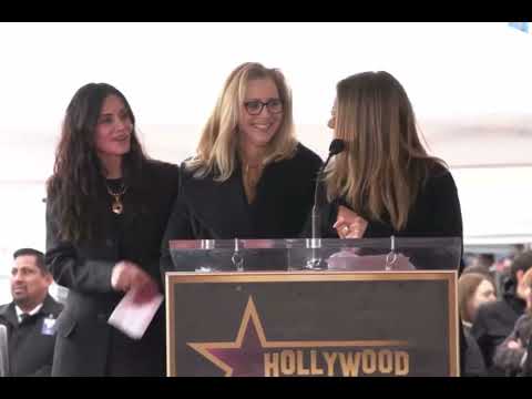 Jennifer Aniston, Courteney Cox & Lisa Kudrow at Courteney’s Walk of Fame Ceremony (27/02/2023)