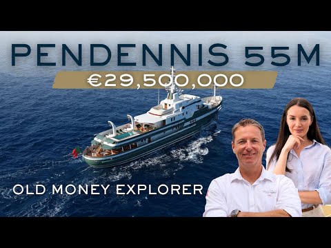Tour the CRAZIEST Explorer Yacht on the Market | Pendennis 55m STEEL | Full Yacht Walkthrough