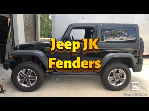Remove and install Jeep JK fenders.