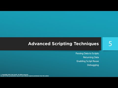 PowerShell Master Class - Advanced Scripting Techniques