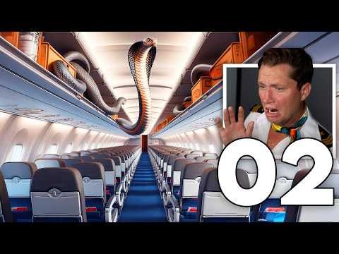 SNAKES ON THE MF PLANE - Cabin Crew Life Flight Attendant Simulator