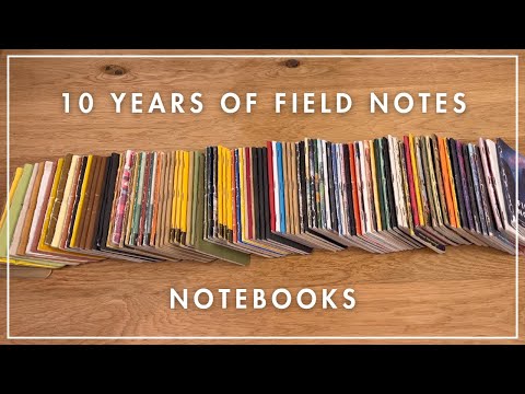 TEN YEARS of using POCKET NOTEBOOKS | @Field Notes Brand