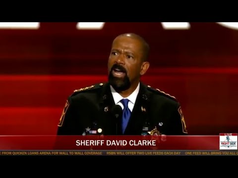 Sheriff David Clarke EXPLOSIVE Speech at Republican National Convention (7-18-16)