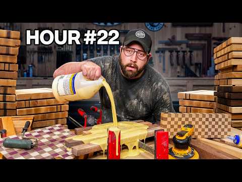 I Build 100 Cutting Boards in 24 Hours