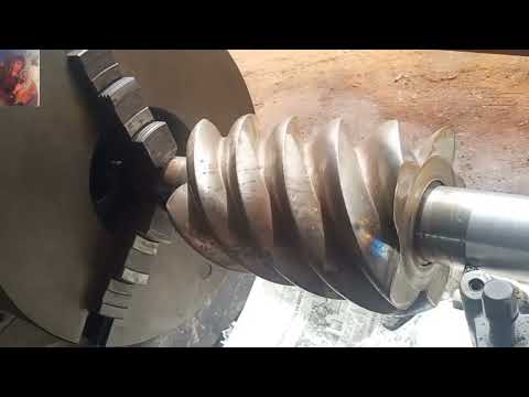 Screw compressor repairing