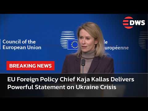 BREAKING NEWS: Kaja Kallas Delivers Urgent Message on Russia-Ukraine Conflict & Global Safety | AC14