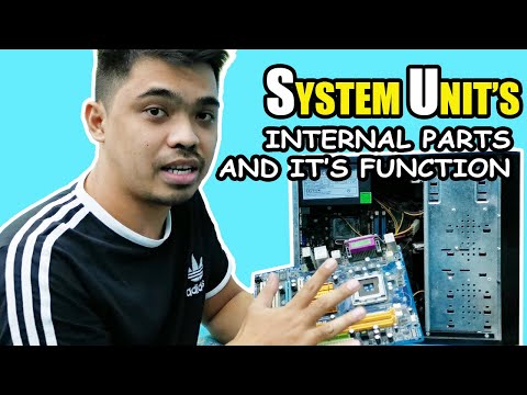 INTERNAL PARTS OF A SYSTEM UNIT AND IT'S FUNCTION