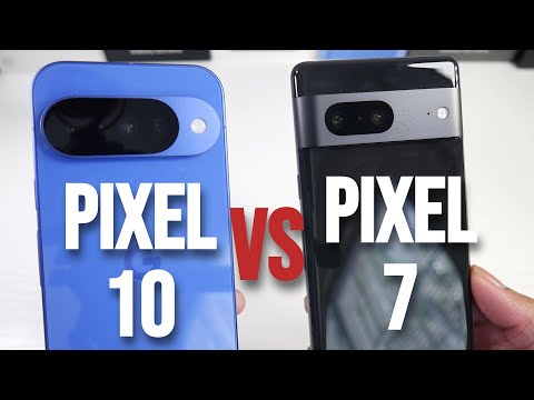 Google Pixel 7 VS Google Pixel 10! (Camera Comparison, PUBG & Display & Speed Test)